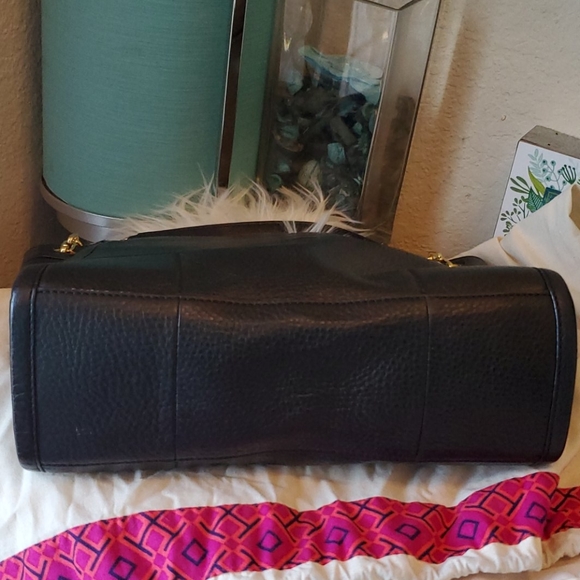 Tory Burch Small Britten Slouchy Tote - Black - Picture 6 of 11